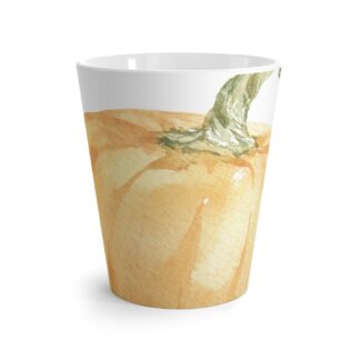 Elegant Pumpkin Latte Mug 12 oz Fall Latte Mugs Coffee Cups Autumn Pumpkin Decor